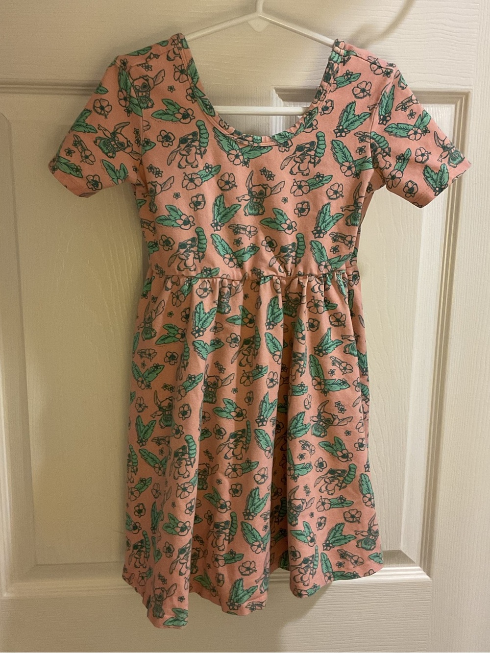 Rags to Raches disney stitch twirl dress size 5/6 cotton comfy summer